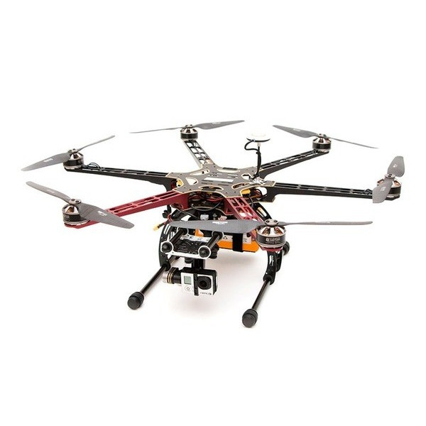 Гексакоптер DJI F550 + контролер NAZA-M V2 + підвіс H3-3D + шасі